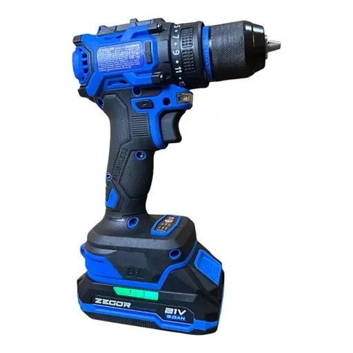 Шуруповерт аккумуляторный универсальный Zegor CDAX-21BL/21В/50 Нм/две скорости/2 батареи 21 В 2 Ач/Реверс/Подсветка
 - фото 2