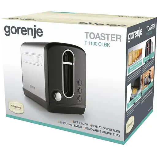 Тостер Gorenje T 1100 CLBK (732749) - фото 5