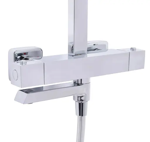 Душевая система универсальная Qtap Sloup Chrome термостатическая с изливом QTSLO51103OC48217 - фото 3