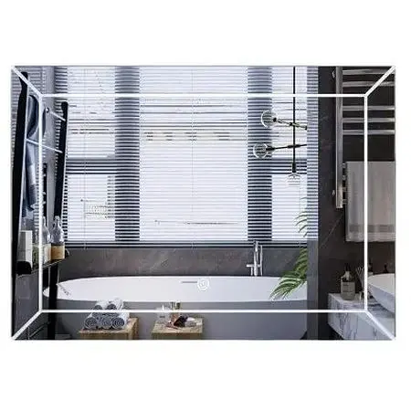 Дзеркало Mixxus Premium CUBIC MR14-80x60-REVERSE (LED Touch, Anti-fog) (MP6648) - фото 1