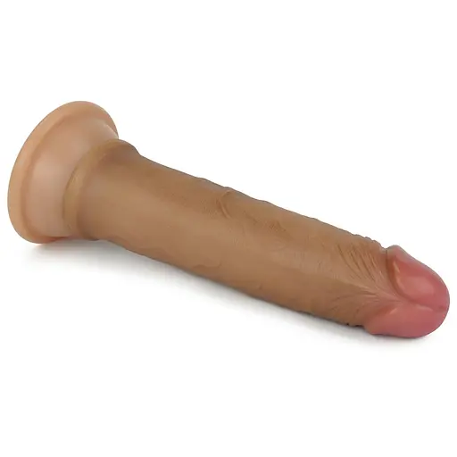 Фалоімітатор LoveToy Nature Cock 18.5 см тілесний - фото 7