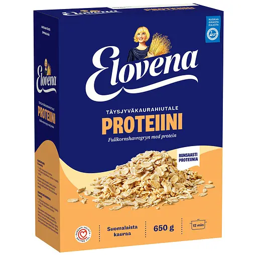 Овсяные хлопья Elovena цельнозерновые с протеином 650 г - фото 1