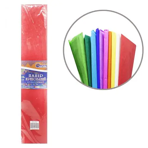 Бумага гофрированная KR55-MIX2 J.Otten 55% 20г/м2 (50см.х200см.) (4823322208376) Зелёный - фото 2