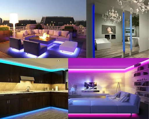 Twinkly Smart LED Twinkly Line RGB, підсвічування плюс 1,5м, Gen II, IP20, кабель чорний - фото 4