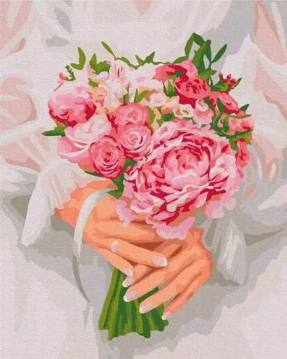 Картина по номерам на подрамнике Brushme Особый букет