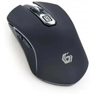 Миша Gembird MUSGW-6BL-01 бездротова чорний RGB-підсвічування 3200 dpi USB 400 мАг - фото 1