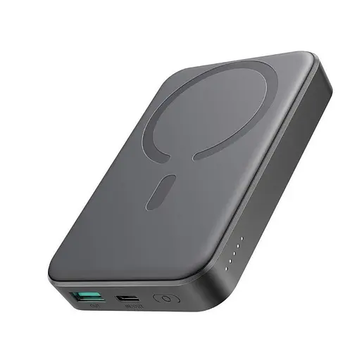 Повербанк Powerbank Joyroom Magnetic Wireless JRW020 10000mAh PD20W MagSafe 15W Back - фото 1