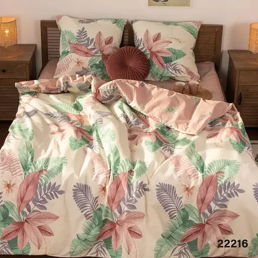 Комплект постільної білизни Viluta сімейний ранфорс 22216 100% бавовна - фото 1