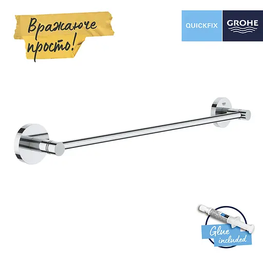 Тримач для рушника Grohe QuickFix Start 41197000 Хром - фото 3
