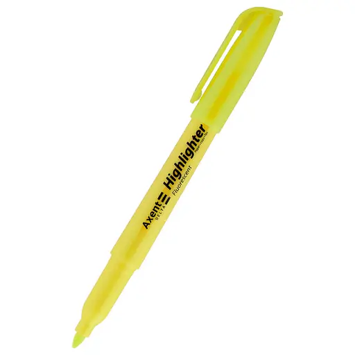 Набор маркеров Axent Highlighter D2503 клиновидный 2-4 мм 12 шт. желтый (D2503-08)