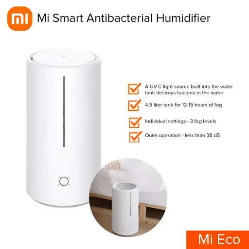 Увлажнитель воздуха Mi Smart Antibacterial Humidifier SCK0A45-703290 - фото 6