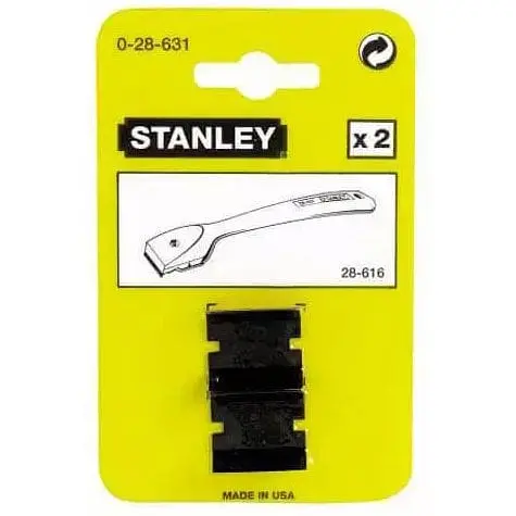 Лезвие запасное Stanley высокопрочное двустороннее для скребка 0-28-616 L 25 мм (0-28-631)
