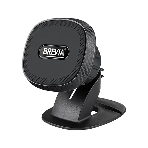 Тримач телефону автомобільний Brevia Dash MagStrong на панель приладів, 6 магнітів, чорний(48440) - фото 1
