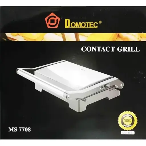 Гриль контактний Domotec MS 7708, притискний гриль - фото 2