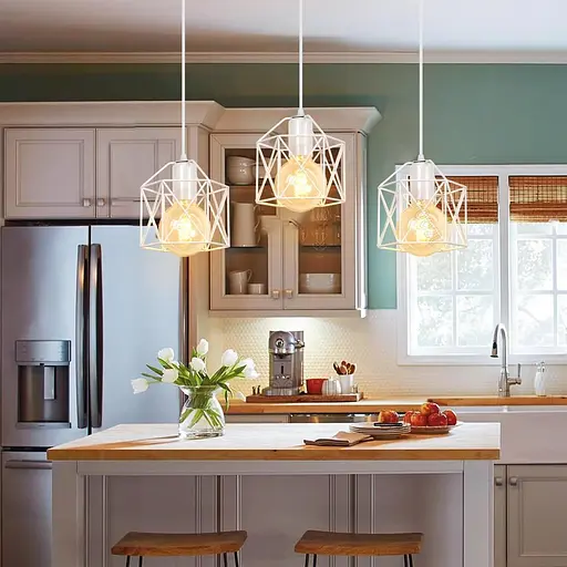 PETITES ECRAVISSES Подвесной промышленный светильник 3 лампы Винтаж E27 - фото 5