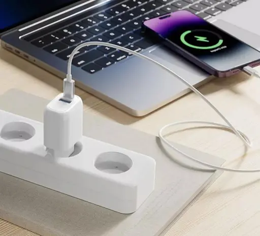 СЗУ Proove Silicone Power Plus 30W White with Type-C/Type-C (WCSP30022202) - фото 3