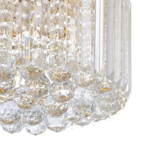 Люстра Brille потолочная торт с подсветкой LED E14 40W Glass (BCL-608C/2) - фото 3