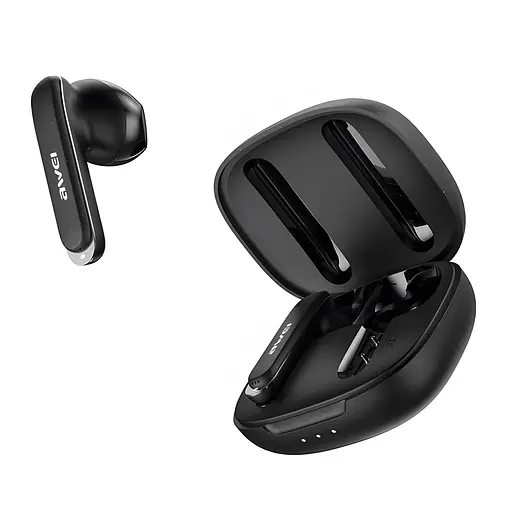Беспроводные Bluetooth наушники Awei T66 с сенсорным управлением и шумоподавлением микрофона (Черный)
