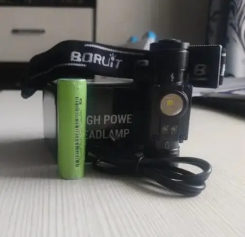 Налобний ліхтар Boruit HP500 IPX6 Type-C 1000Lm (червоне світло) - фото 8