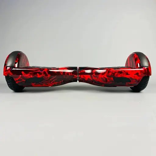 Гироборд Smart Balance Wheel U6 Premium 6.5" + LED Красное пламя - фото 3