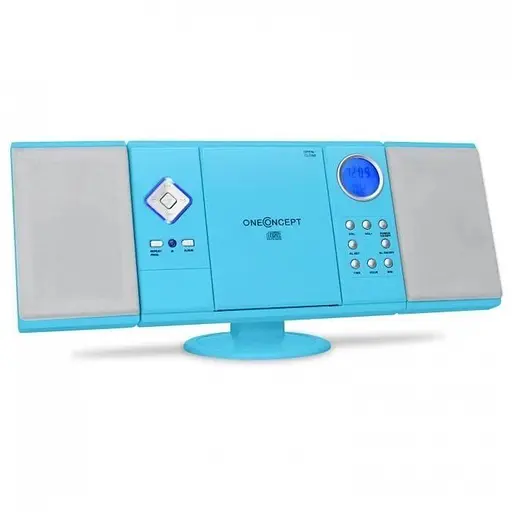 Стереосистема OneConcept V-12 MP3 CD плеєр USB SD AUX (10009512) Голубий