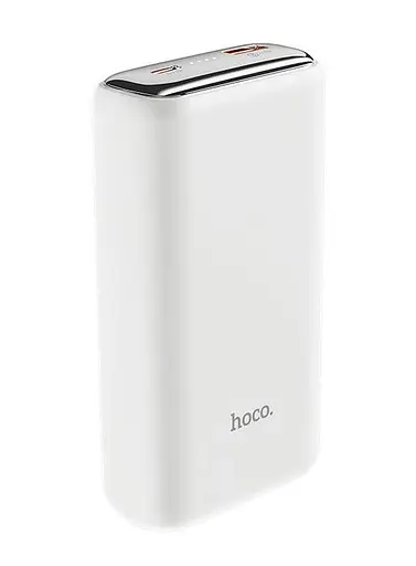 Внешняя батарея Hoco Q1A Kraft Fully Compatible 20000 mAh PD3.0 QC3.0 77Wh белая - фото 1