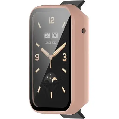Чехол-накладка DK Пластик Gloss Glass Full Cover для Xiaomi Mi Band 7 Pro (pink) - фото 2