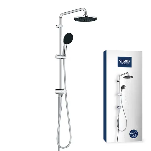Душева система Grohe Flex Quickfix Vitalio Start з перемикачем настінного монтажу 200 26991001, Хром - фото 12
