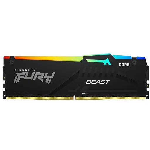Память для ПК Kingston DDR5 64 ГБ 5600 FURY Beast RGB - фото 1