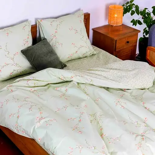 Комплект постільної білизни Viluta євро ранфорс 22193 100% бавовна - фото 3