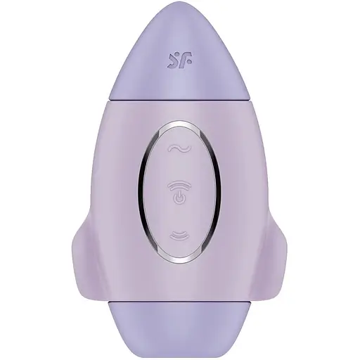Вакуумний стимулятор з вібрацією Satisfyer Mission Control Violet, 2