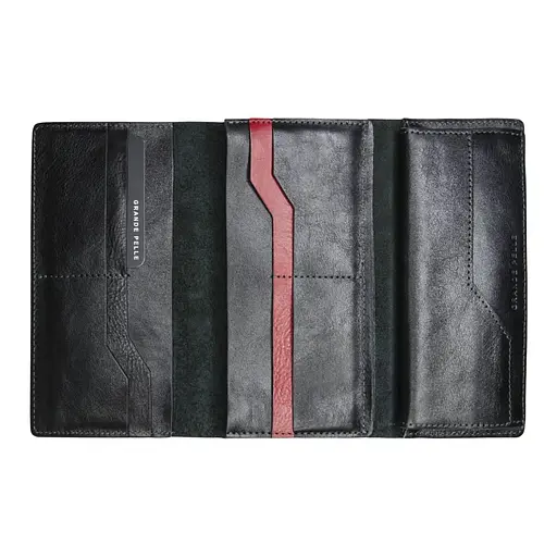 Кожаный женский кошелек Grande Pelle 19.5х10х3 см acs0029348 - фото 2