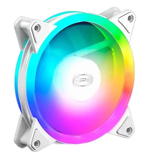 Комплект вентиляторів PcCooler F3 T120 ARGB WH 3-Pack (F3 T120 ARGB 3 in 1 White) - фото 3