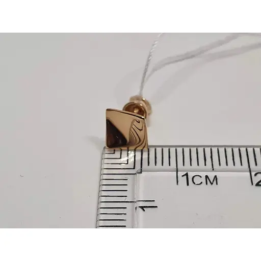 Золотые серьги-пуссеты Tango. 500049 - фото 4