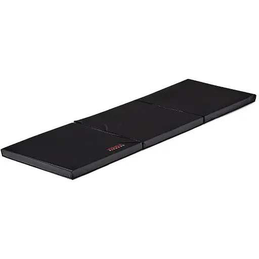 Мат гимнастический жесткий York Fitness 5см черный - фото 2