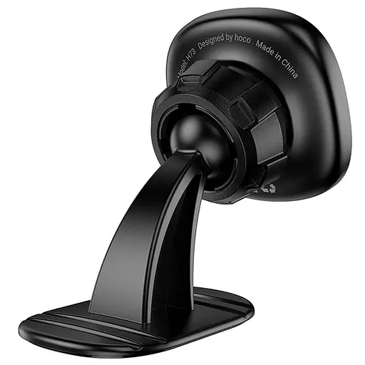 Автотримач Hoco H73 Crown magnetic (center console) Black / Metal gray - фото 5