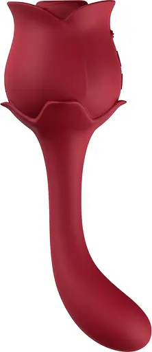 Вакуумний стимулятор клітора з вібрацією B - Series Joy Boss Series Rose бордовий - фото 7
