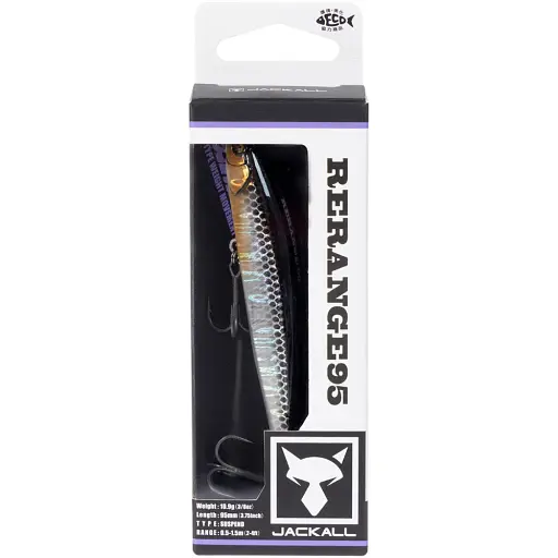 Воблер Jackall Rerange 95 SP HL Silver & Black - фото 2