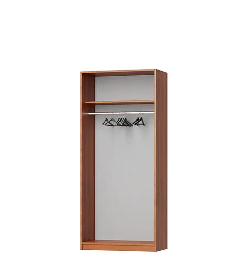 Шафа-купе дводверна MebelStar Уні AL 2ДСП 90x60x210 см Антрацит (MBS-2575) - фото 2