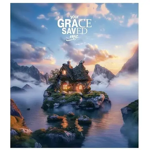 Зошит учнівський "Your Grace Saved My" Star 036-3448K 36 аркушів Різнокольоровий - фото 1