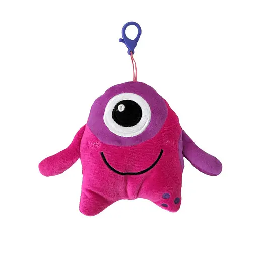 Мягкая игрушка Монстрик Фиола Tigres ИГ-0154 с брелком - фото 1