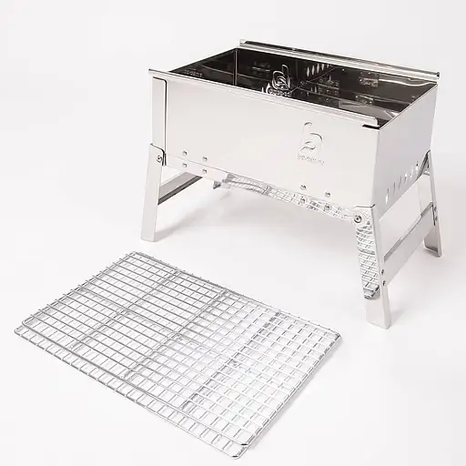 Гриль вугільний Bo-Camp Compact Delux Silver (8108360) - фото 5