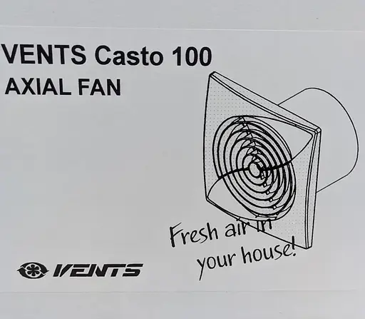 Витяжний вентилятор Vents 100 Касто - фото 4