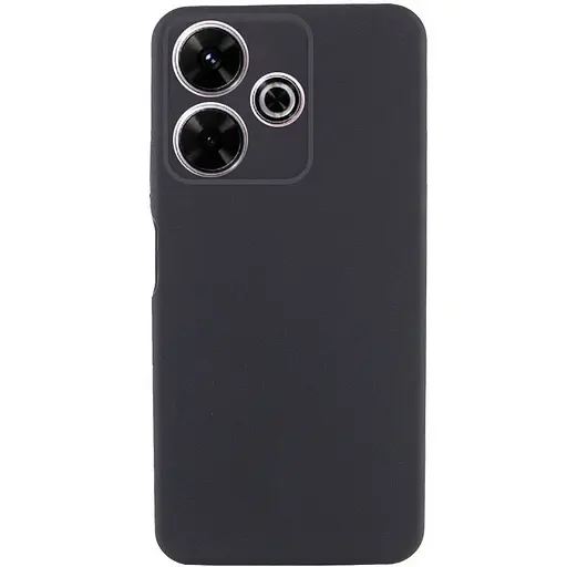 Чехол Getman TPU Liquid Silk Full Camera для Xiaomi Redmi 13 4G/Poco M6 4G Черный/Black