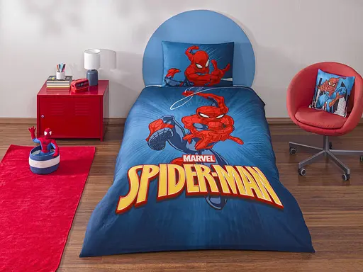 Подростковый комплект Disney Spiderman Classical Ранфорс / простыня на резинке Tac pbe0051158 - фото 1
