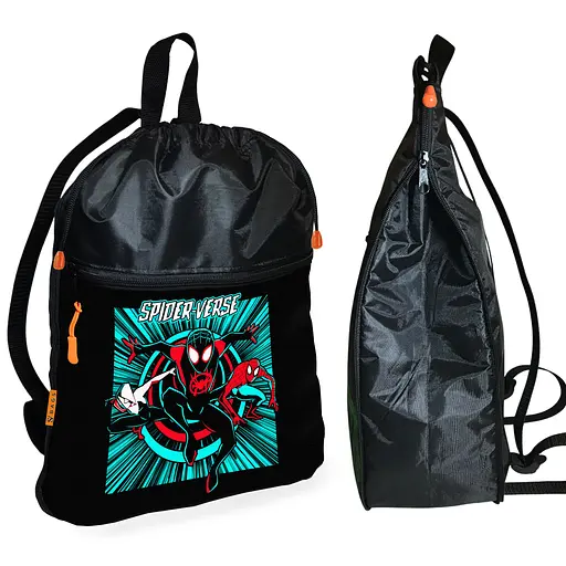 Рюкзак-мешок для школы Человек-паук "Spider-Man"детская сумка для обуви и спортивной одежды (01516)