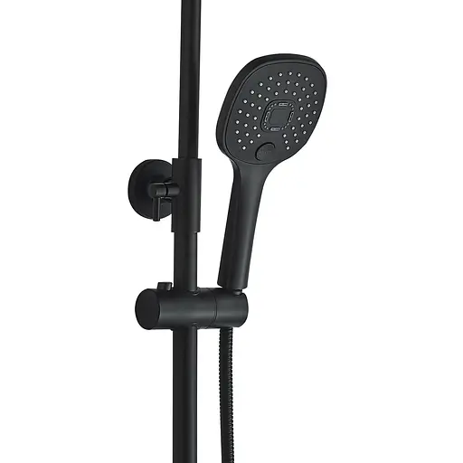 Душова система Globus Lux Termostatic Q GLM-0041T-BB, Чорний матовий - фото 3