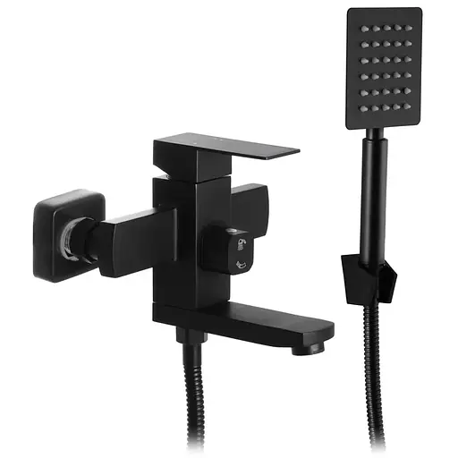 Смеситель для ванны Mixxus KUB-009 black MI2812 Черный матовый - фото 1