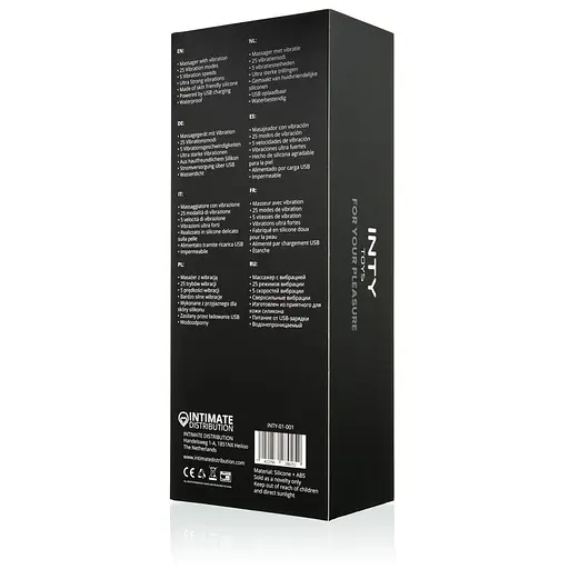 Вібромасажер Inty Toys Torch 23 см (чорний) - фото 6