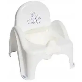 Дитячий горщик Tega Baby стільчик Зайчики з музикою білий